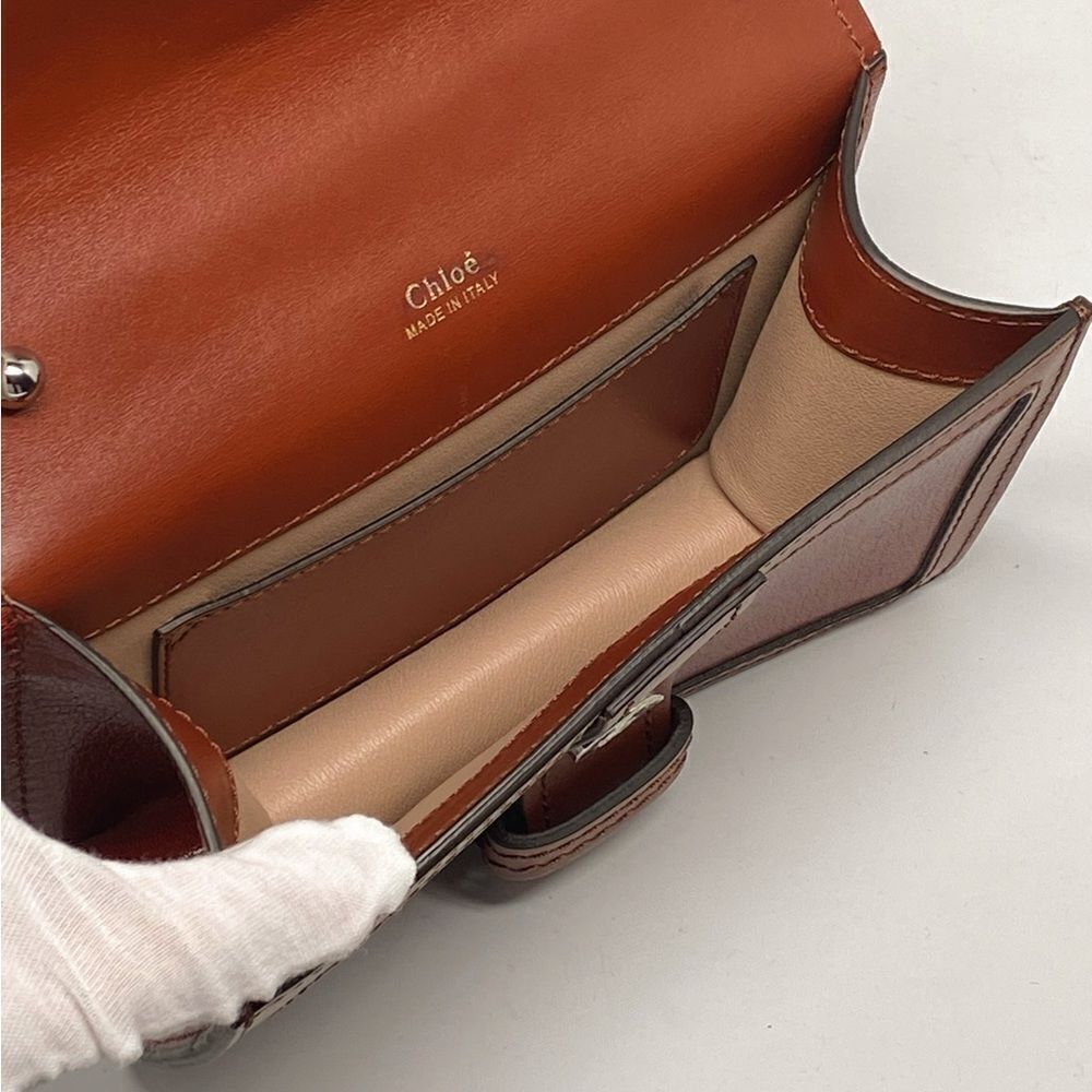 Chloé ABY Chain Mini Leather Shoulder Bag - Picture 12 of 15